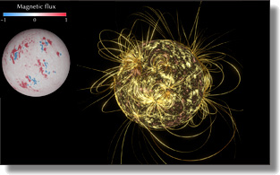 Reconstructed Sun�s coronal magnetic field from observational data